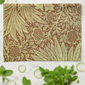 William Morris Marigold Blume Pattern Geschirrtuch (Gefaltet)