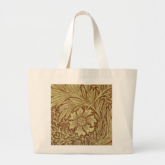 William Morris Marigold Blume Pattern Jumbo Stoffbeutel (Vorne)