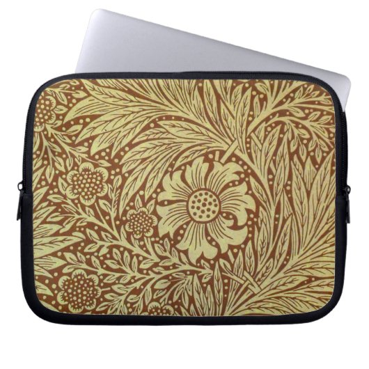William Morris Marigold Blume Pattern Laptopschutzhülle (Vorderseite)