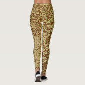 William Morris Marigold Blume Pattern Leggings (Rückseite)