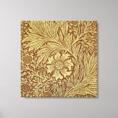 William Morris Marigold Blume Pattern Leinwanddruck (Vorderseite)