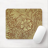 William Morris Marigold Blume Pattern Mousepad (Mit Mouse)