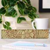 William Morris Marigold Blume Pattern Namensplakette
