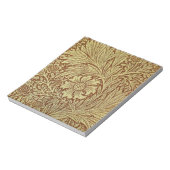 William Morris Marigold Blume Pattern Notizblock (Rotiert)