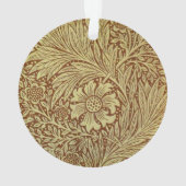 William Morris Marigold Blume Pattern Ornament (Rückseite)