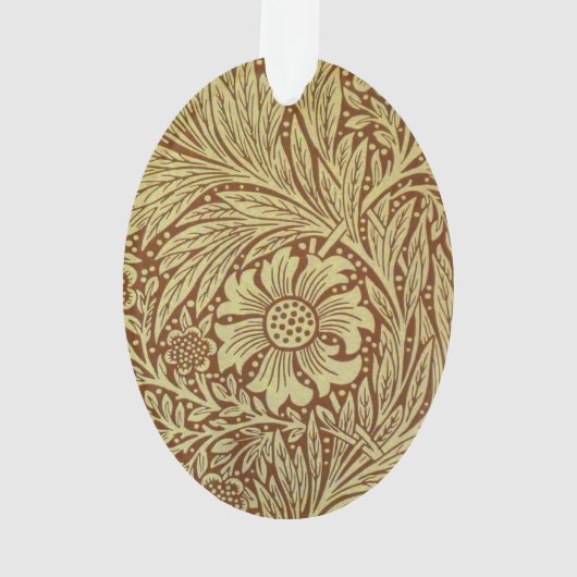 William Morris Marigold Blume Pattern Ornament (Rückseite)