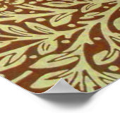 William Morris Marigold Blume Pattern Poster (Ecke)