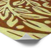 William Morris Marigold Blume Pattern Poster (Ecke)