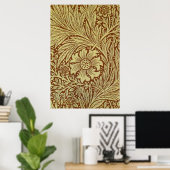 William Morris Marigold Blume Pattern Poster (Heimbüro)