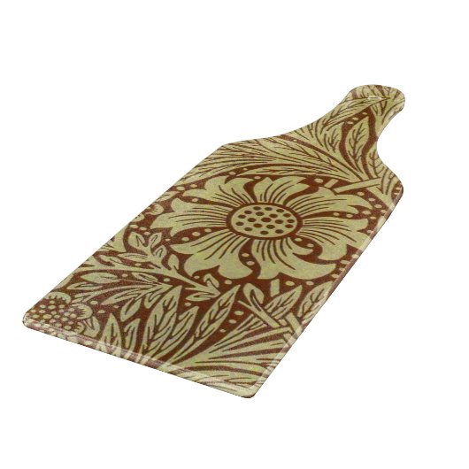 William Morris Marigold Blume Pattern Schneidebrett (Ecke)