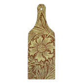 William Morris Marigold Blume Pattern Schneidebrett (Vorderseite)