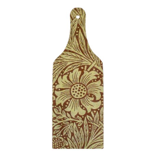 William Morris Marigold Blume Pattern Schneidebrett (Vorderseite)