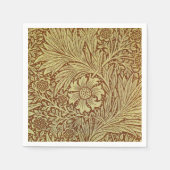William Morris Marigold Blume Pattern Serviette (Vorderseite)