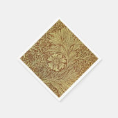 William Morris Marigold Blume Pattern Serviette (Ecke)