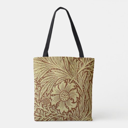 William Morris Marigold Blume Pattern Tasche (Rückseite)