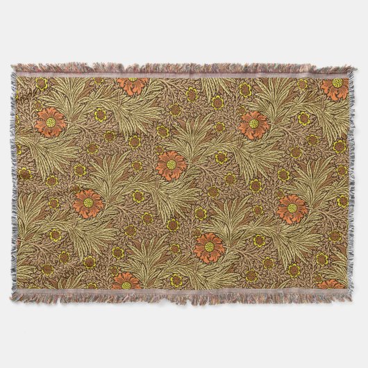 William Morris Marigold, Copper Brown und Orange Decke (Vorderseite)