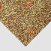 William Morris Marigold, Copper Brown und Orange Seidenpapier (Ausschnitt)