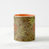 William Morris Marigold, Copper Brown und Orange Tasse (Zentrum)