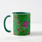 William Morris Marigold, Emerald Green & Fuchsia Tasse (Links)