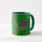 William Morris Marigold, Emerald Green & Fuchsia Tasse (VorderseiteRechts)
