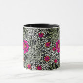William Morris Marigold, grau / grau und Fuchsia Tasse (Zentrum)