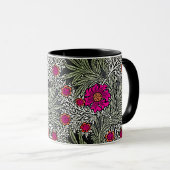 William Morris Marigold, grau / grau und Fuchsia Tasse (VorderseiteRechts)