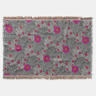 William Morris Marigold, grau / grau und weiß Decke