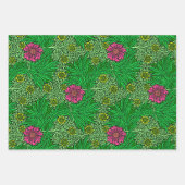 William Morris Marigold, Green, Brown & Gray Geschenkpapier Set (Vorderseite 3)