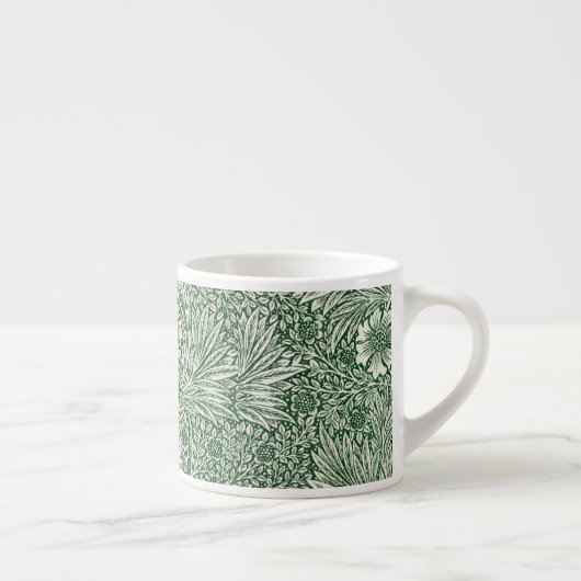 William morris marigold grüne Blume Espressotasse (Rechts)