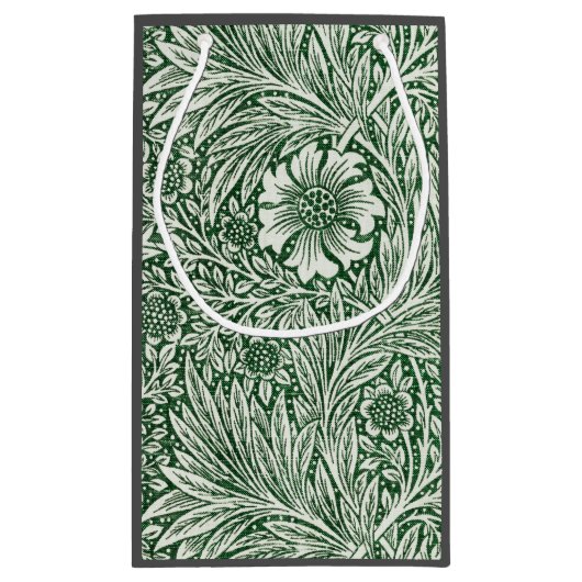 William morris marigold grüne Blume Kleine Geschenktüte (Rückseite)