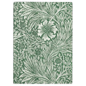 William morris marigold grüne Blume Klemmbrett (Rückseite)