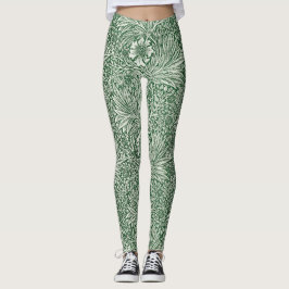 William morris marigold grüne Blume Leggings