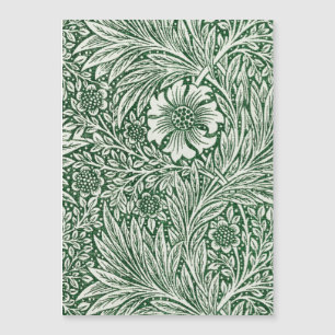 William morris marigold grüne Blume Magnetkarte