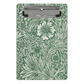 William morris marigold grüne Blume Mini Klemmbrett (Vorderseite)