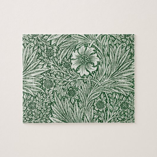William morris marigold grüne Blume Puzzle (Horizontal)