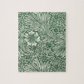 William morris marigold grüne Blume Puzzle (Vertikal)