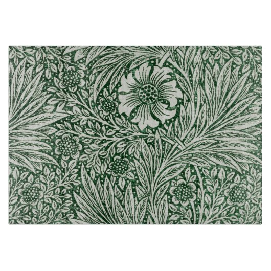 William morris marigold grüne Blume Schneidebrett (Vorderseite)