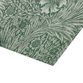 William morris marigold grüne Blume Schneidebrett (Ecke)