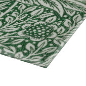 William morris marigold grüne Blume Schneidebrett (Ecke)