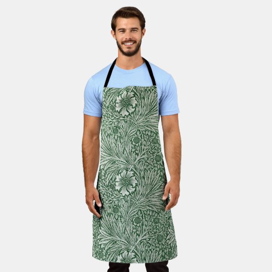 William morris marigold grüne Blume Schürze (Getragen)