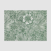 William morris marigold grüne Blume Seidenpapier (Vorderseite)