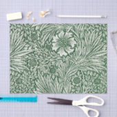 William morris marigold grüne Blume Seidenpapier (Handwerk)