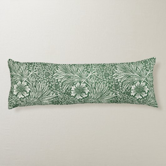 William morris marigold grüne Blume Seitenschläferkissen (Rückseite)