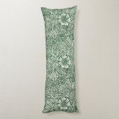 William morris marigold grüne Blume Seitenschläferkissen (Rückseite (Vertikal))