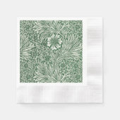 William morris marigold grüne Blume Serviette (Vorderseite)