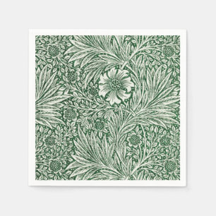 William morris marigold grüne Blume Serviette
