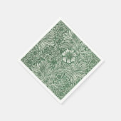 William morris marigold grüne Blume Serviette (Ecke)