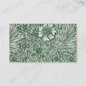 William morris marigold grüne Blume Visitenkarte (Rückseite)