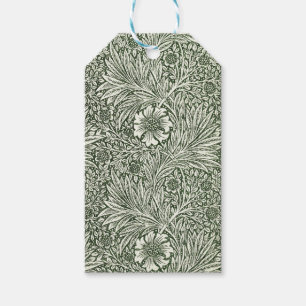 William Morris Marigold Grüne Florale Kunst Druck Geschenkanhänger