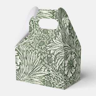 William Morris Marigold Grüne Florale Kunst Druck Geschenkschachtel